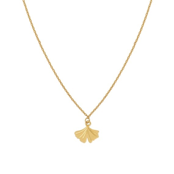 Collier feuille de ginkgo Chloé