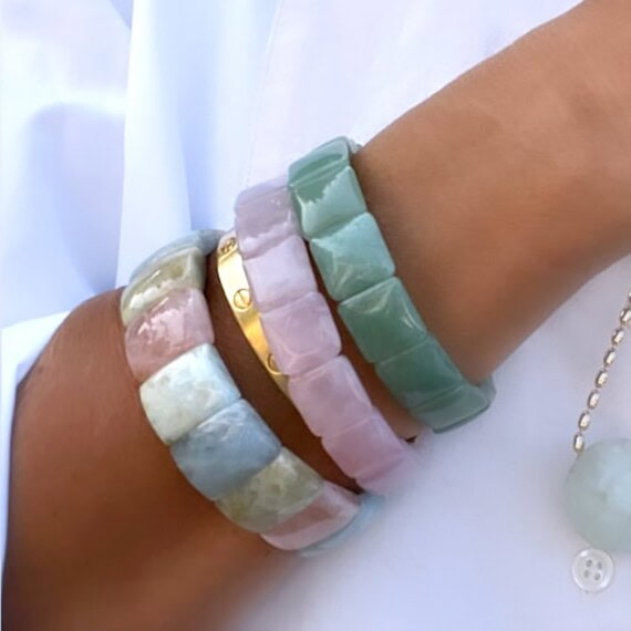 bracelet vert aventurine