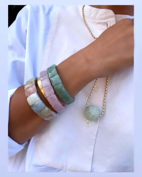 bracelet vert aventurine