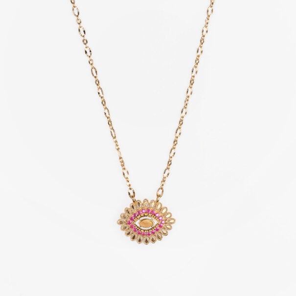 Collier Ayla champagne rosé