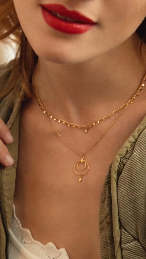 Collier mini Jane pampilles femme