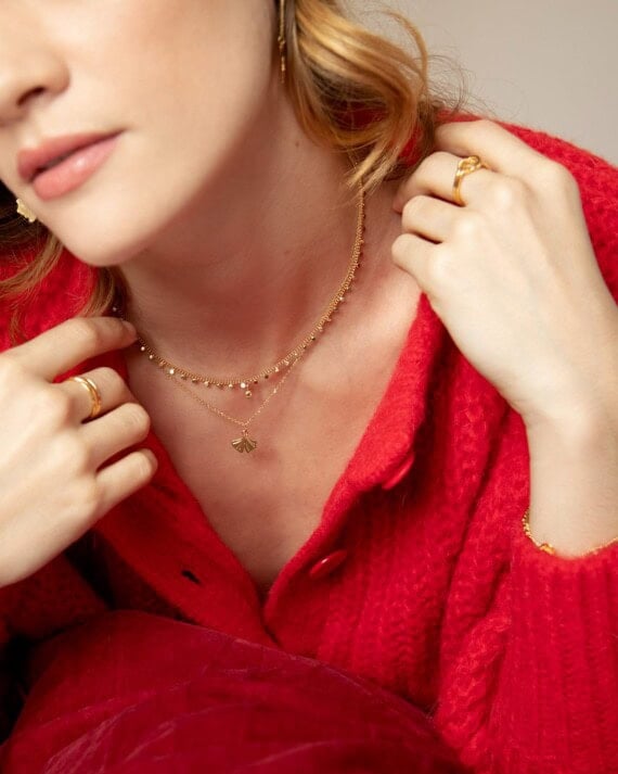 Collier mini Jane pampilles femme