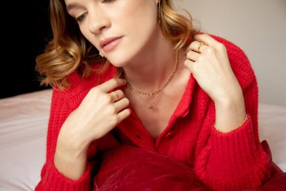 Collier mini Jane pampilles femme