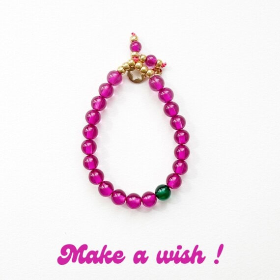 Bracelet make a wish rose