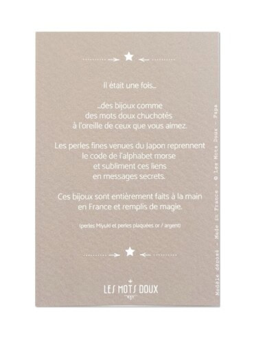 Bracelet Tu vas être papa - verso
