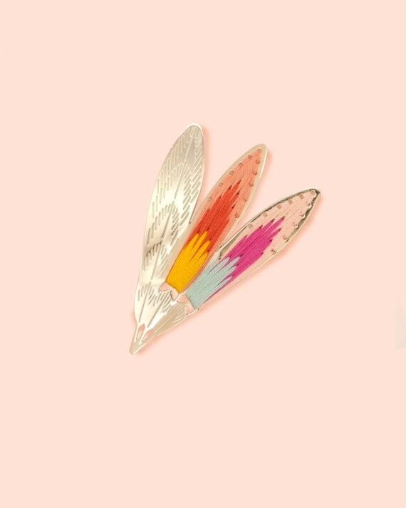 Broche Plumes Halona
