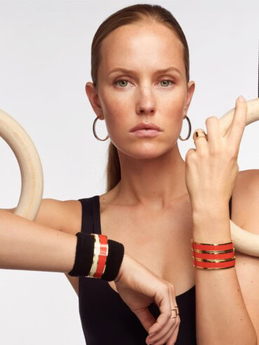 Créoles bangle Bleu Nuit