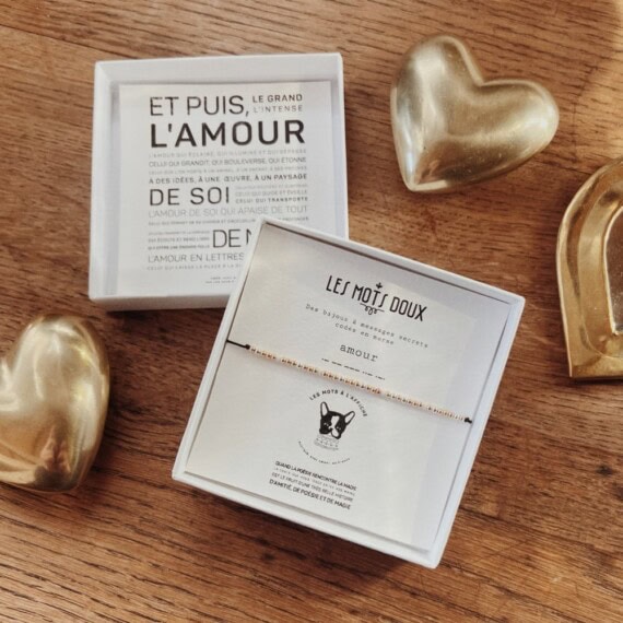 Bracelet Code morse Amour