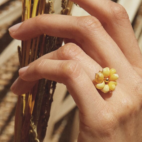 Bague fleur Estany - Bijou coquillage