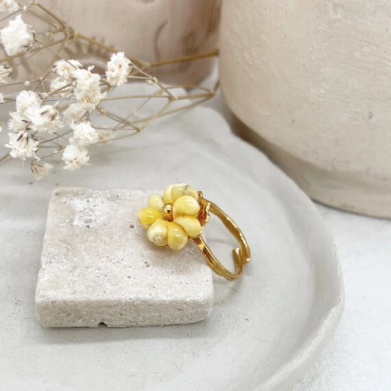 Bague fleur Estany - Bijou coquillage