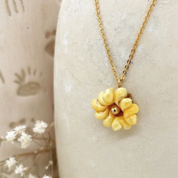 Collier fleur Valey - Bijou coquillage femme