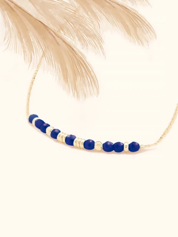 Collier sakura yuna lapis lazuli
