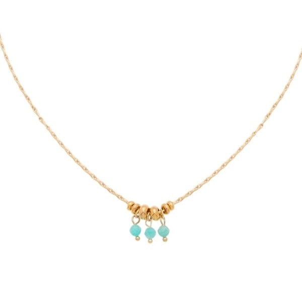 Collier hisae amazonite