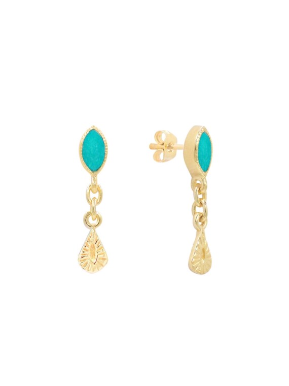 Boucles d'oreilles Nala Turquoise