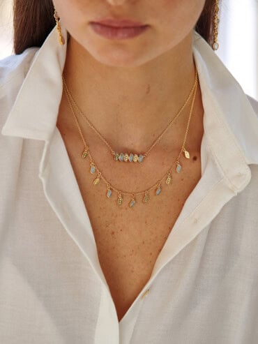 Collier nala labradorite