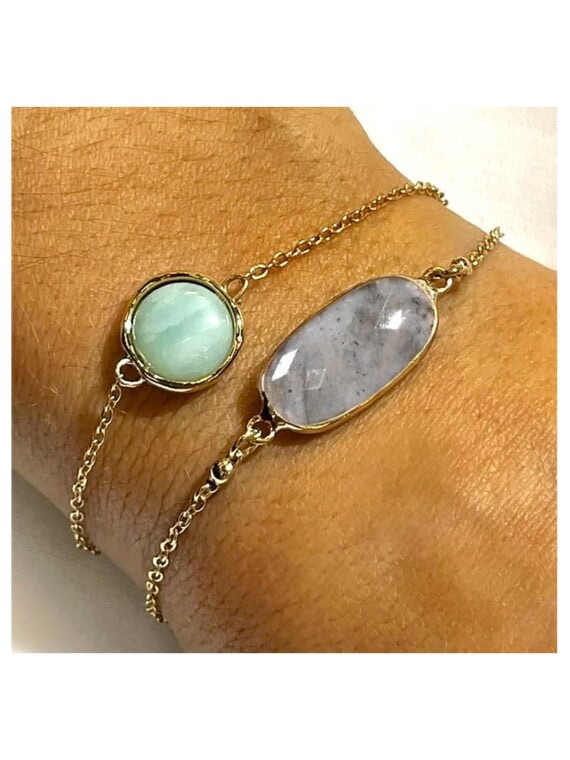 Bracelet manihi labradorite