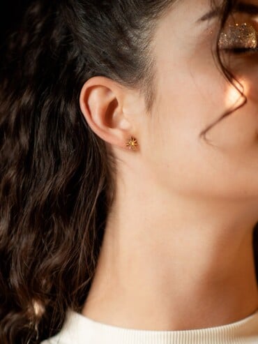 boucle d'oreille puce étoile à l'unité SALLY