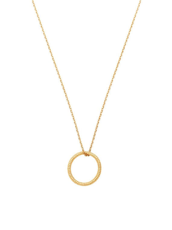 Collier Love Mary pendentif cercle or