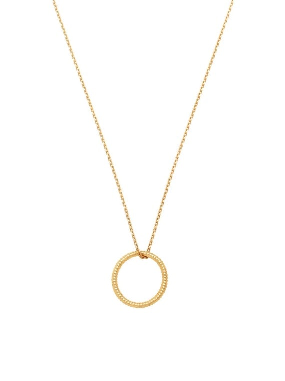 Collier Love Mary pendentif cercle or