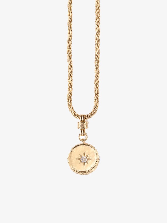 Collier étoile du matin médaille