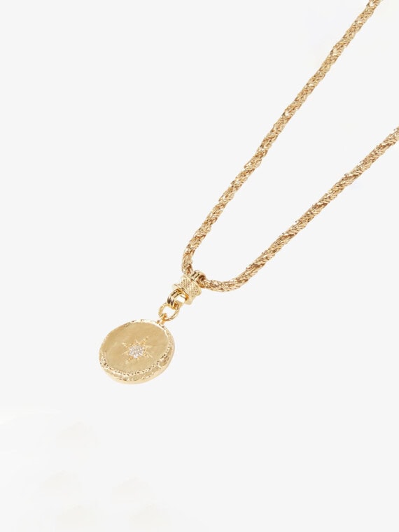 Collier étoile du matin médaille