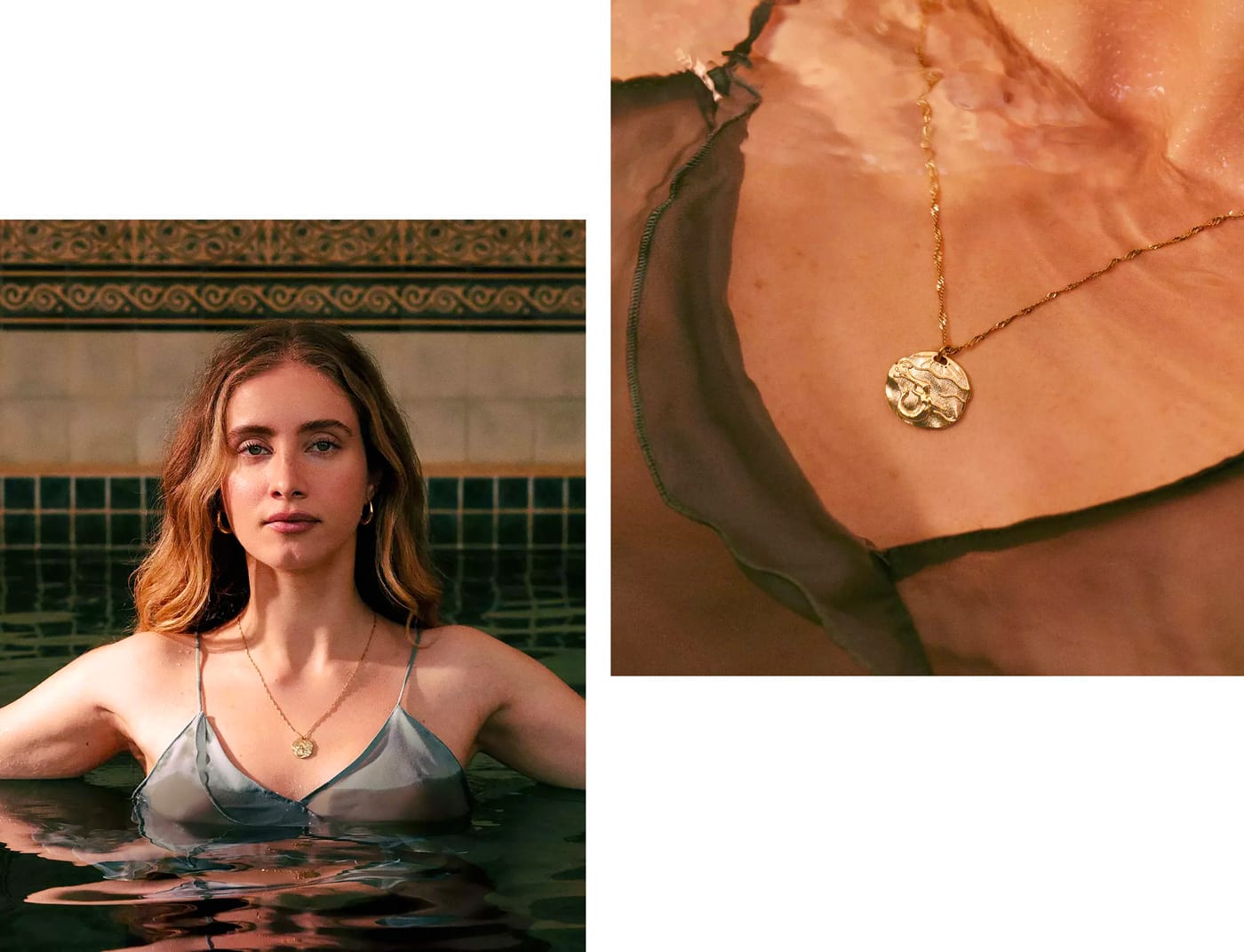 louise Damas - Paris - Bijoux fantaisie de créateur femme - Collier Sirene eau