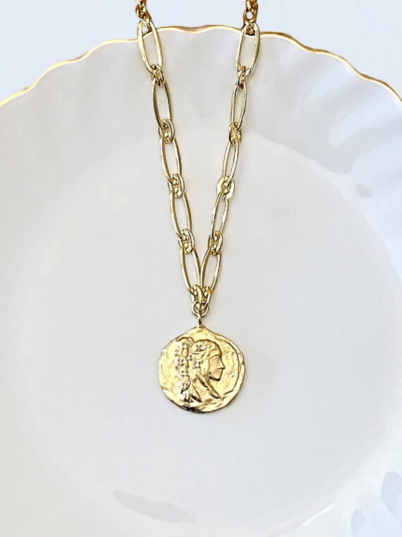 Collier médaille Aphrodite