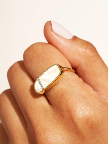 Bague Izy 3 Nacre