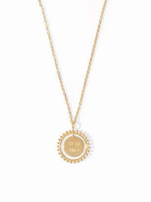 Collier médaille feel powerful - Un bijou amulette pour croire en soi