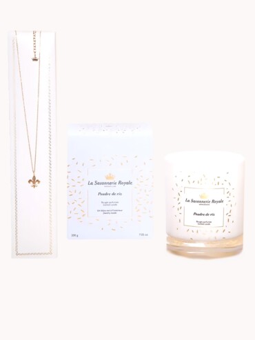 Bougie / Collier Poudre de Riz