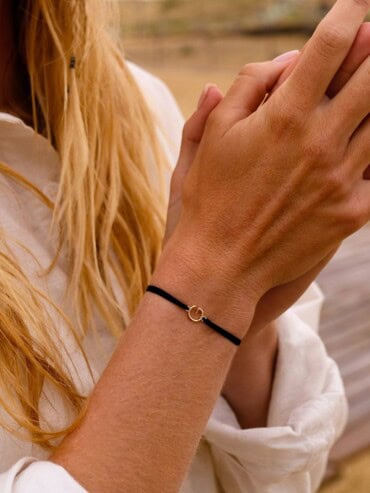 Bracelet personnalisable Infini Doré