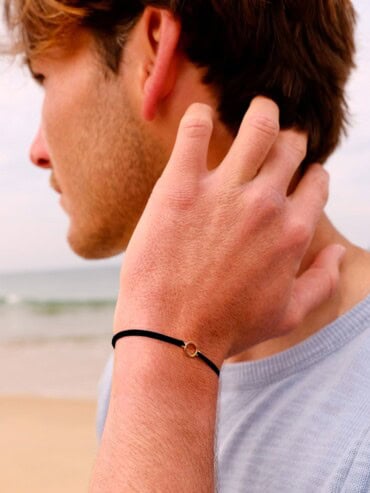 Bracelet personnalisable Infini Doré