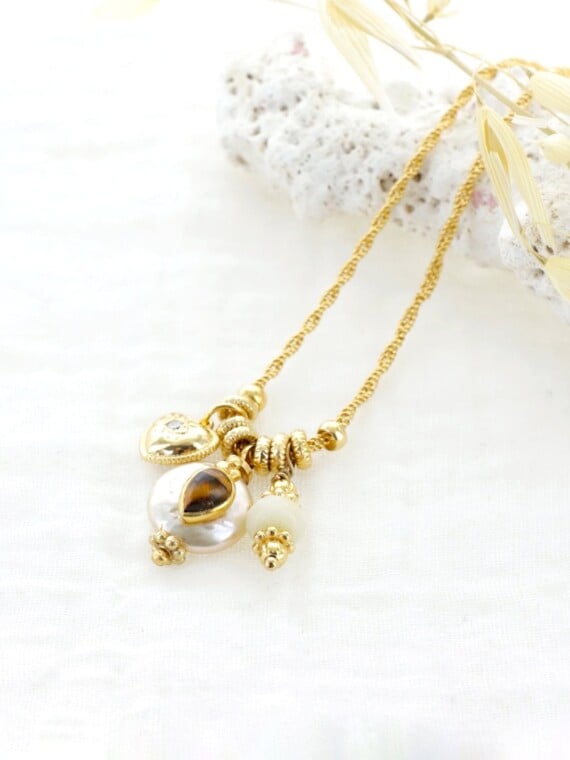 Collier joy oeil de tigre