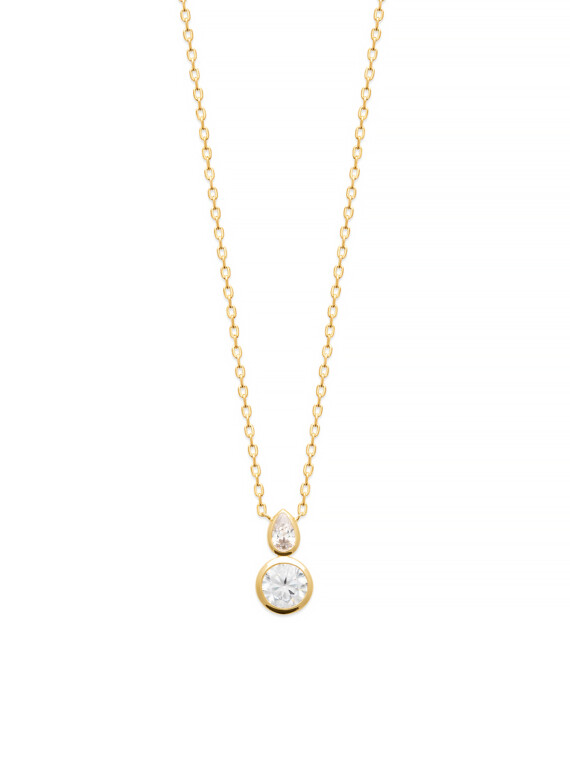 Collier polly plaque or