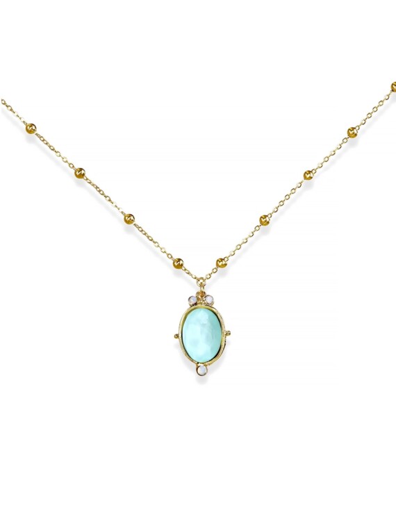 Collier Giulia Bleu Azur