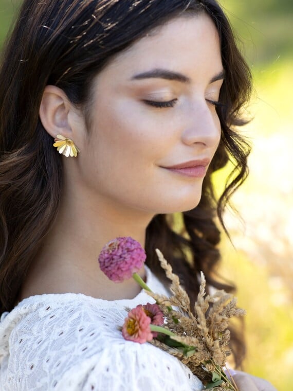 Boucles d'oreilles Tropico Plumes