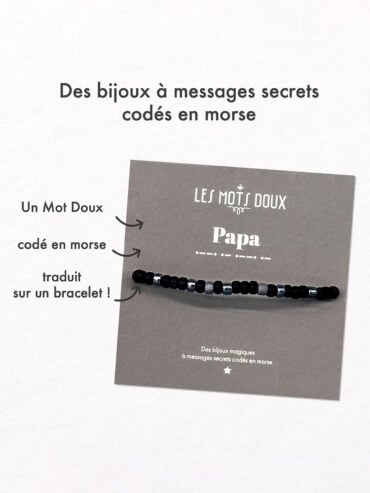 Bracelet Message Papa