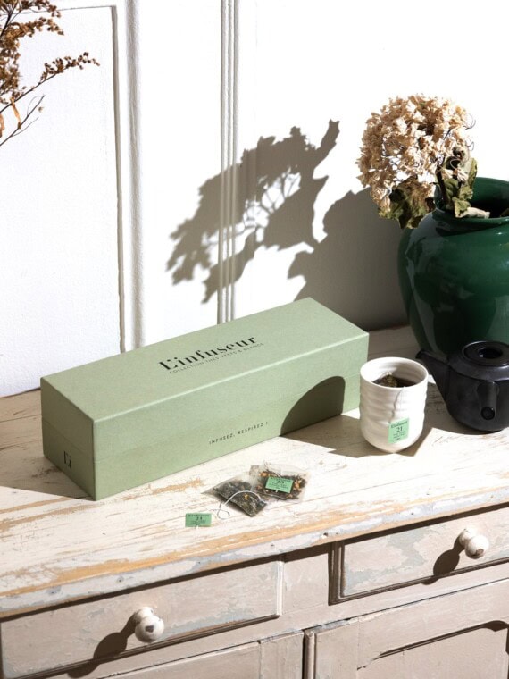 Coffret Collection de Thés L'infuseur. Thés verts et blancs