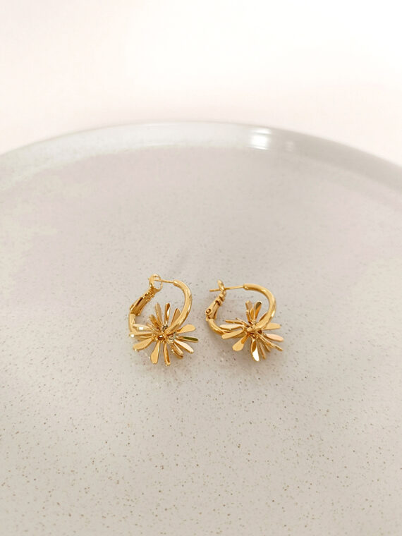 Boucles créoles Florette – Image 4