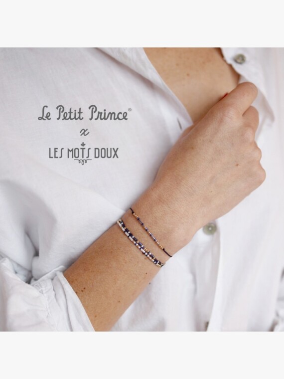 Bracelet Petit Prince - Bijou code morse à message secret