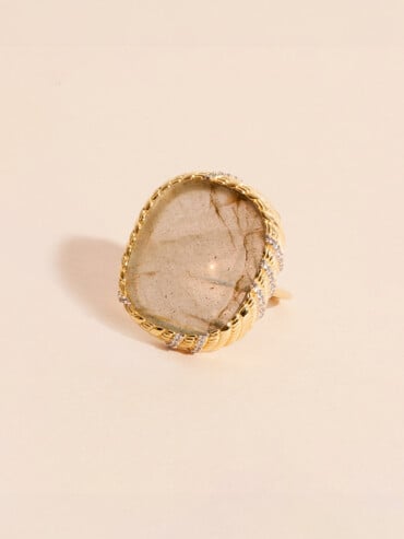 Bague dona labradorite