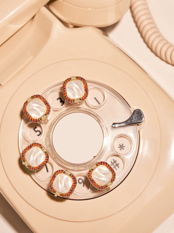 Bague idylle nacre
