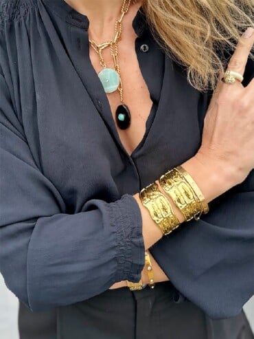 Jonc Croco or mat Cavallo