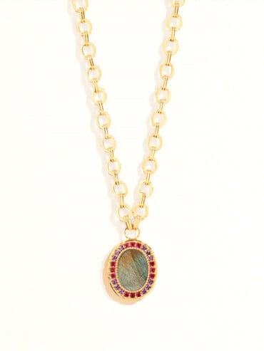 Collier hera labradorite