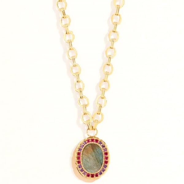 Collier hera labradorite
