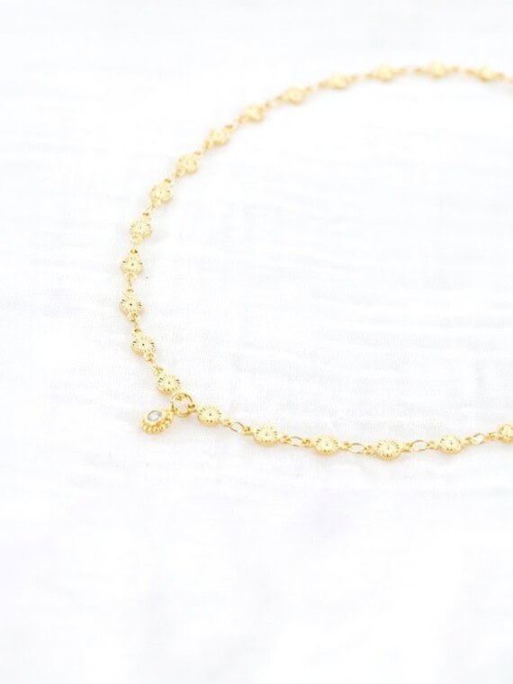 Collier zircon tina zircon