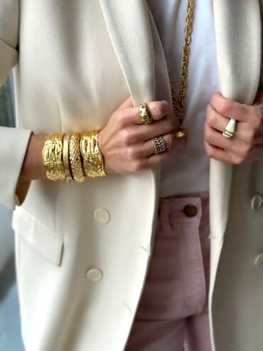 Jonc Croco or mat Cavallo