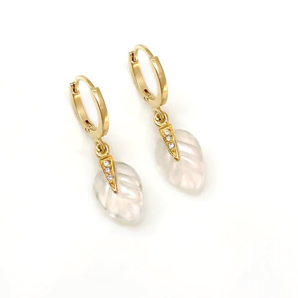 Boucles feuilles dana quartz