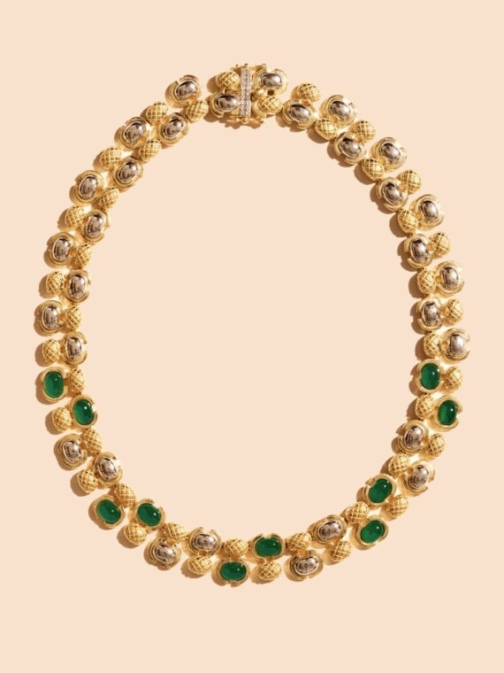 Collier amara onyx vert