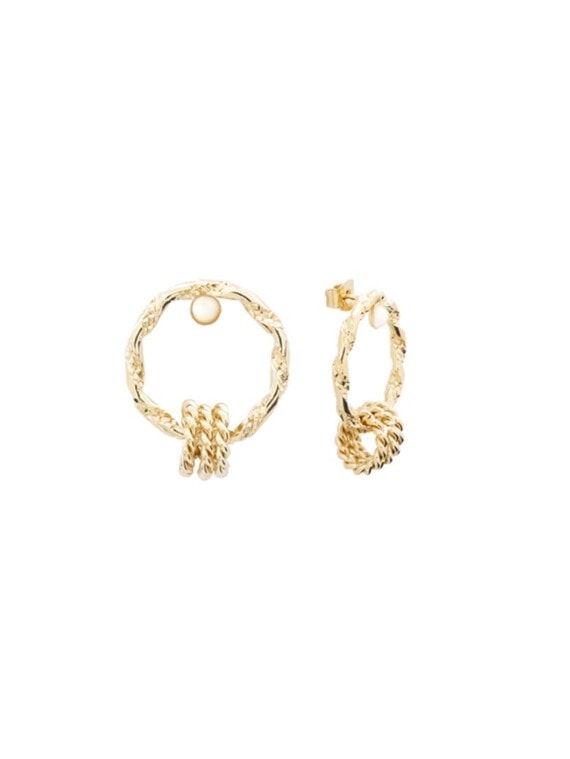 Boucles d'oreilles trio angela nacre